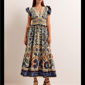 NWT farm Rio garden dress - sage green